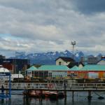 Busy port of Ushuaia.