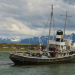 In 1953 the rescue tug St. Christopher was chartered to assist in the salvage operations of the SS Monte Cervantes. The tug ended up being beached during the work and remains near Ushuaia today, a monument to the treacherous Beagle Channel.


