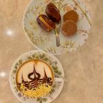 Gold Cappuccino in the Emirates Palace.