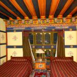 My rustic room in Paro with a perfect view of the Dzong.
