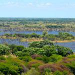 The Okavango Delta as seen from the helicopter I rented.