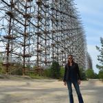 Me in front of Duga aka the Russian Woodpecker.