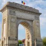 Bucharest. Almost as beautiful as the Arch in Paris.