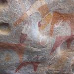 Neolithic cave drawings perfectly preserved in Somaliland.