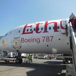I got to take Ethiopians new 787 home!
