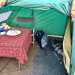My tent/dining area.