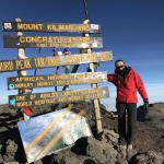 Made it! Uhuru Peak, 19,341 feet/5895 meters.