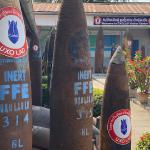 UXO Museum, Luang Prabang. More bombs were dropped on Laos during the Vietnam War, than Germany and Japan combined during WWII.