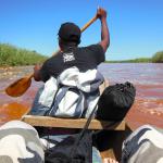Floating down the Tsiribihina River.