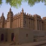 The beautiful mud mosque in Djenne.
