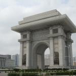 Pyongyang's Arch of Triumph.  They will proudly point out it is 3 meters higher than the one in Paris.