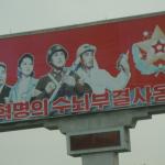 Pyongyang is laden with propaganda.