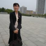 Ms. Kim, one of my North Korean guides (no relation to Mr. Kim!)