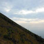 Nyiragongo's steep incline!  11,378 feet straight up!