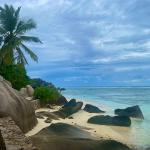 Anse Source d'Argent. One of the world's most beautiful beaches. 