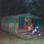 My rustic hut in Outamba-Kilimi National Park.
