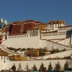 The beautiful Potala Palace overlooks Lhasa.