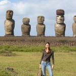 Celebrating my 40th birthday on Easter Island.