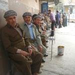 Men enjoying their tea and good company in Dohuk.