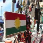 The flag of Kurdistan