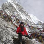 Top of Kala Patthar at 18,208 feet.