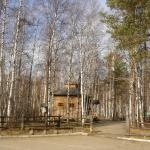 Outdoor wood museum in Siberia.