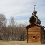 Outdoor wood museum, Siberia.