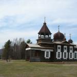 Outdoor wood museum, Siberia.